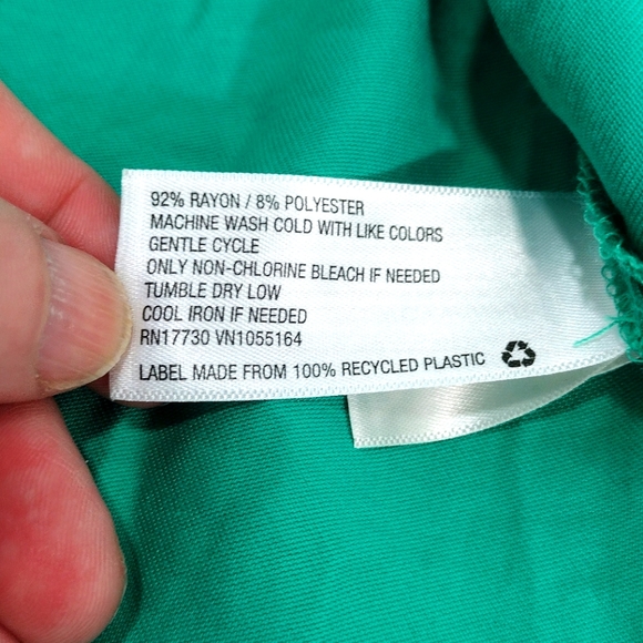 A New Day Green Sleeveless Sailor Bow A-Line Midi Dress - Picture 5 of 16